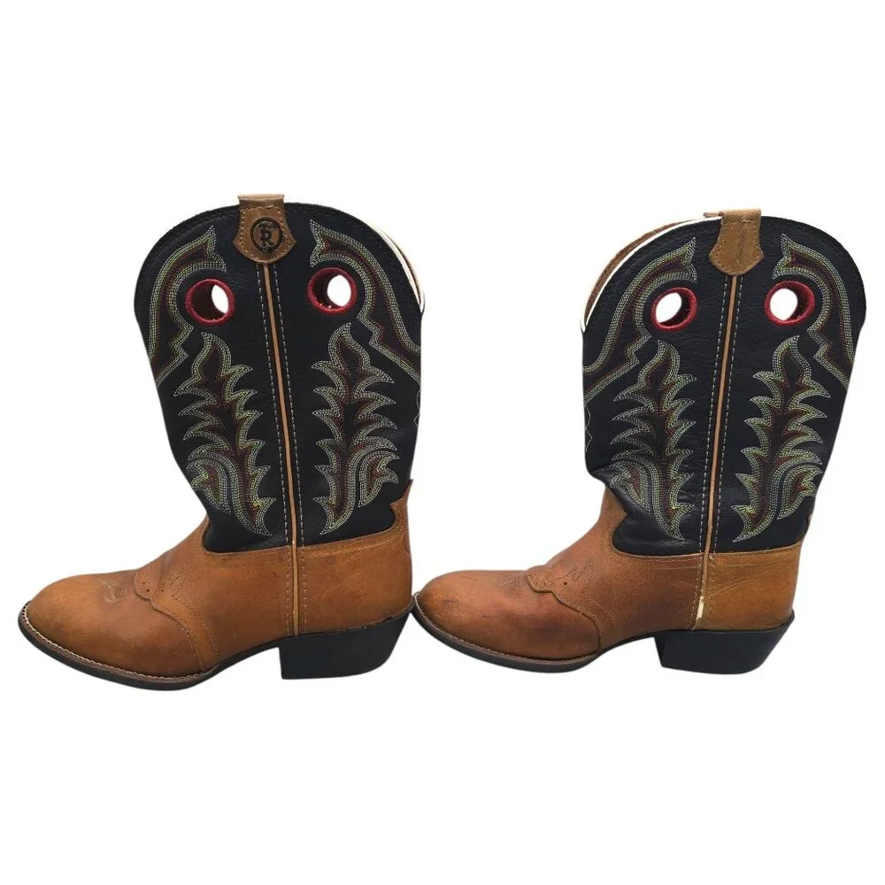 Tony Lama Crazy Horse 5D Western Boots Leather Brown 10